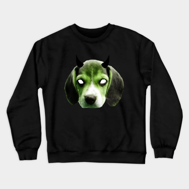 Demon Dog Crewneck Sweatshirt by zillacorex